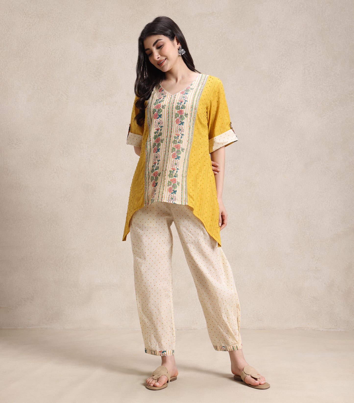 Mustard and Ivory Coord Set