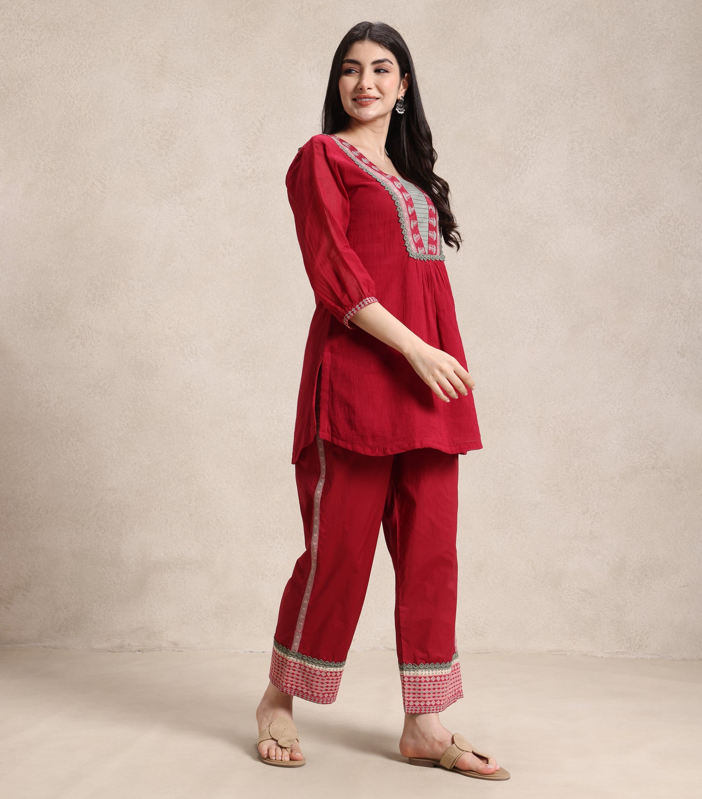 Cherry Red Coord Set