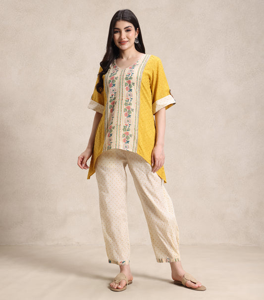 Mustard and Ivory Coord Set